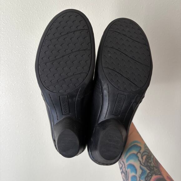 COBB HILL by New Balance Women's 6.5 Laurel Slip Ons Black Leather Heel NWOB - Picture 8 of 11